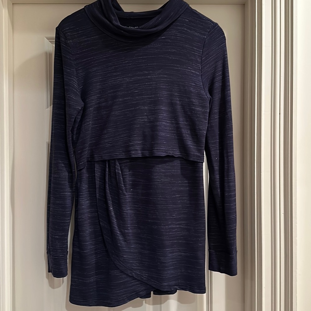 Latched Mama Navy Blue Top